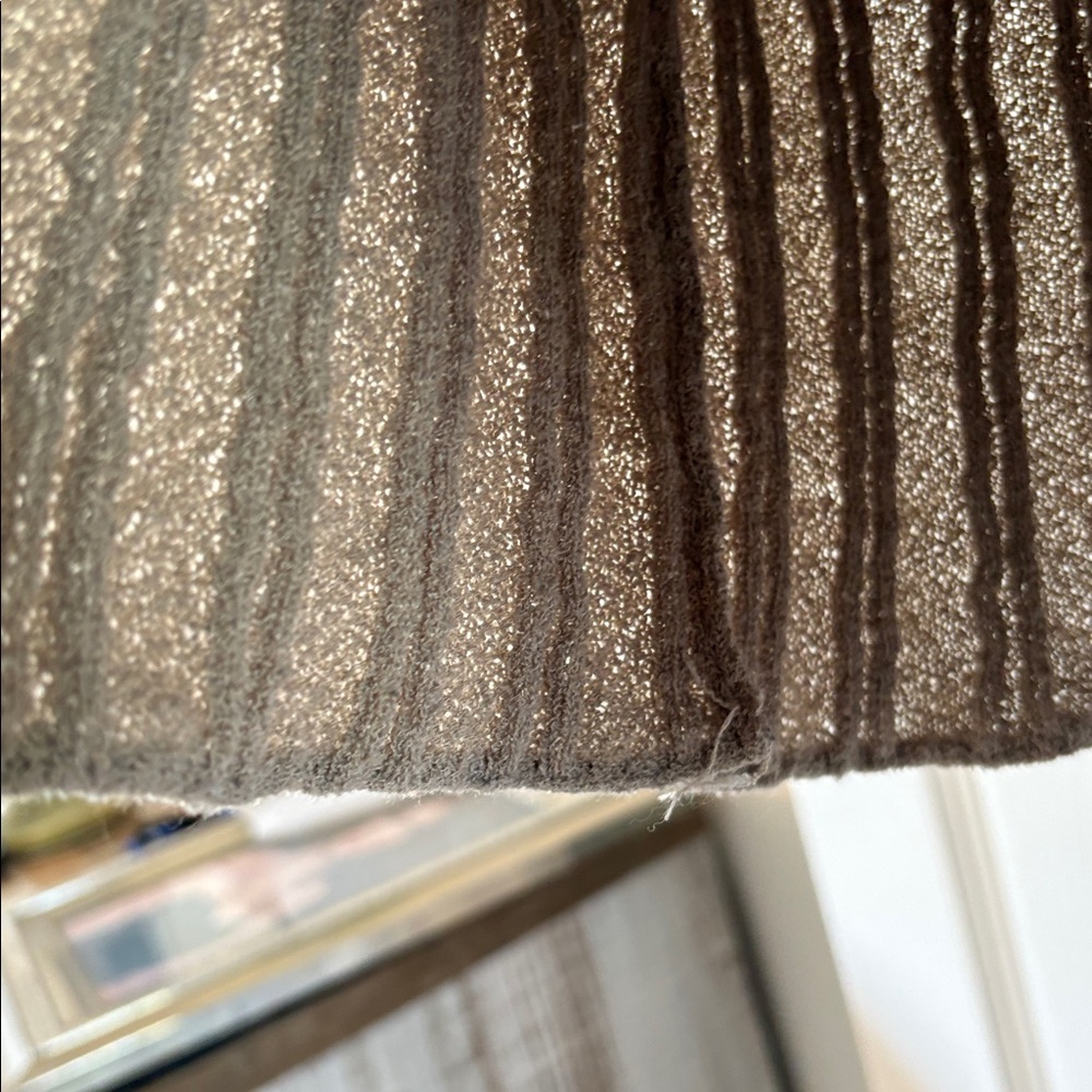 Ribbed Sleeveless Knit Tank in Taupe Brown - Picture 3 of 9
